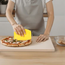 Pizza Stone, 15 X 12 In Rectangular Cordierite Pizza Stone, Extra Large Baking-Stone With Scraper, 0.6 In Thick Heat-Resistant Cordierite, For Kitchen Oven, Baking Bread & Pizzas, BBQ Grilling - 15 X 12 Inches, 0.6 Inches - View 8