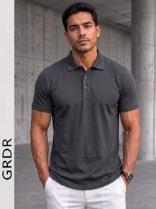GRDR 男士商务POLO衫一件装 - 工作服套装 - 灰色 - 查看 2