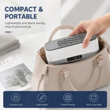 USB Ultra Jewelry Cleaner, High Frequency Vibration Machine For Glasses Rings Watches, Portable Denture Retainer Cleaner, Multi-Purpose Home  Washer - A - View 9