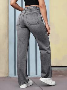 Women Jeans - 2034 Grey - View 4