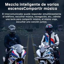 Y12 Bluetooth Motorcycle Helmet Intercom System Integrated Headset With Microphone Black - Y12 - View 12