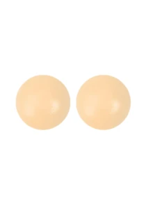 2/10/12入可重複使用隱形乳貼，女性用黏性乳花貼，薄邊緣無膠中心，附便攜收納盒 - 彩色 - 查看 12