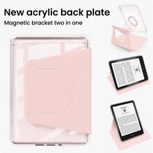 Protective Case For Kindle Paperwhite 12th Generation (2024 Model) 7-Inch E-Reader, Magnetic Acrylic Shell, Auto Wake/Sleep Function, 360° Rotation, Detachable - Multicolor - View 3