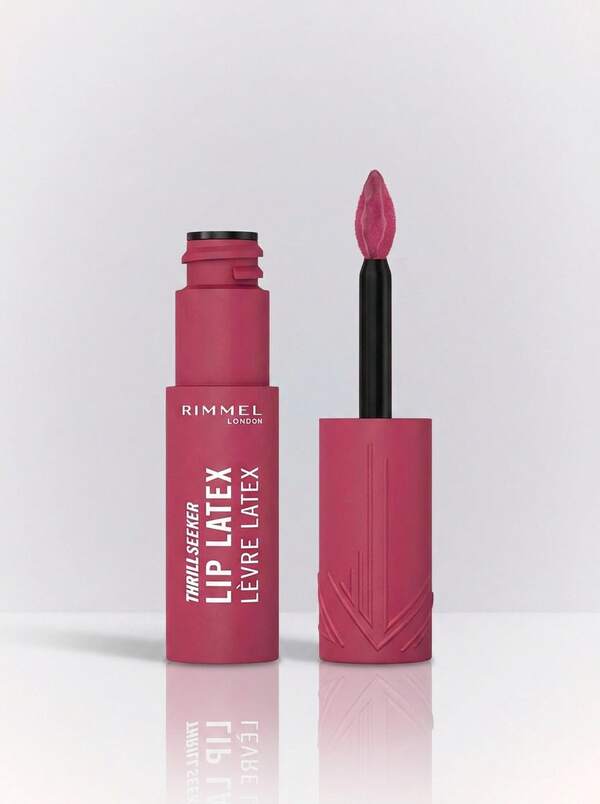 Rimmel Thrill Seeker Lip Latex 300 Main Character 6 Ml – Liquid Lipstick, High Shine, For Women, Mauve, Suitable For Daily Wear