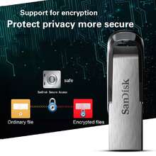 SanDisk 1pc USB 3.0 Flash Drive, USB Type-A Storage Drive, Compatible With Laptop/Smart TV - View 3
