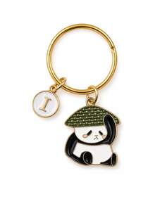 Llavero de Panda, Regalo Personalizado para Niñas, Encanto de Bolso, Accesorio de Coche, Llavero de Panda Lindo para Regreso a la Escuela, Colgante de Bolso Femenino, Llavero Portátil, Decoración de Bolso de Estudiante y Viajero - Panda - Ver 3