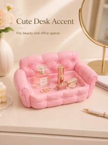 Khay đựng trang sức hình sofa nhỏ - lưu trữ bàn trang điểm hoàn hảo cho bông tai, dây chuyền, v.v. - khay để chìa khóa lối vào: tiện lợi để đặt chìa khóa và thẻ ra vào khi vào nhà - trang trí bàn làm việc: phù hợp cho bàn văn phòng - Một kích thước phù hợp với tất cả - Xem 8