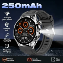ERUN This Smartwatch Features A 1.5-Inch High-Definition Touchscreen And Built-In 250mAh Battery, Supports Wireless Calls And Texting, Comes With LED Flashlight And Multiple Sports Modes, Making It An Excellent Gift For Friends And Family - View 12