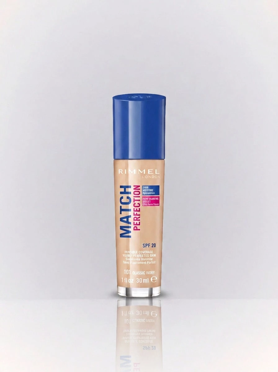 Rimmel Match Perfection Foundation Soft Classic Ivory 101 Cool 30 Ml - 101 Clasic Ivory - 查看 1