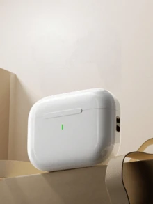 無線藍牙耳機，藍牙 5.4，智慧觸控控制，超長電池續航力，相容 Android 與 iOS，包含包裝與使用說明書 - 白色 - 查看 4