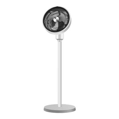 Avant Ventilateur sur pied Vencejo blanc/noir 45W 3 vitesses 32/105x34,5x34,5 cm avec TÉLÉCOMMANDE incluse et MINUTERIE base ronde fixe et rotatif Première qualité garantie