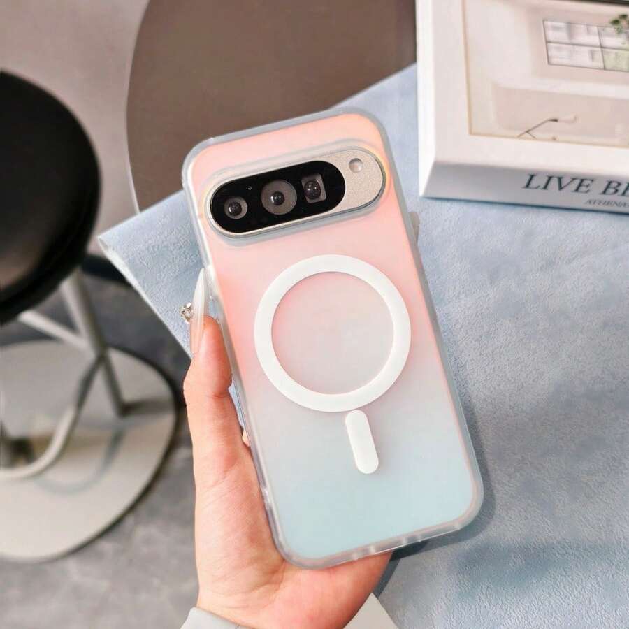 Pixel 10 Pro XL 磁吸彩色雷射手機殼，霧面彩虹全息保護殼，相容 Pixel 10Pro、9ProXL、9A、9、8Pro、8a、11Pro XL、11Pro、10A，多款機型可用