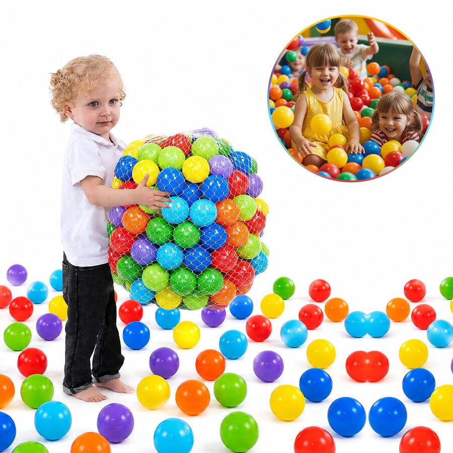 Bag Of Colorful Balls For Children's Pool 50 Units - 50個彩球 - 查看 1
