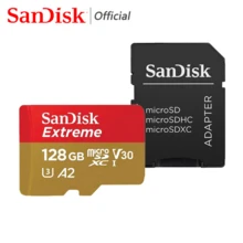 Tarjeta SD SANDISK, Tarjeta de Memoria U3 4K V30 A2 Para Drones/Cámara de Acción/Tabletas - Ver 17