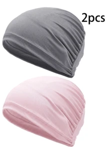 YPGVUO 7Pcs Ruched Stretch Hijab Inner Cap Set, Soft Elastic Undercap For Daily Prayer & Hair Cover, Birthday Holiday Gift For Women - Multicolor - View 15