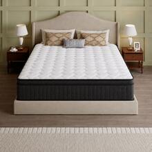 10"12"14" Queen Mattres Twin Full Queen King Size Bed Mattress In A Box, Hybrid Pocket Spring Breathable Cotton Layer Mattress For Motion Isolation & Silent Sleep, Lumbar Support & Pressure Relief, Medium Firm - 黑與白 - 查看 8