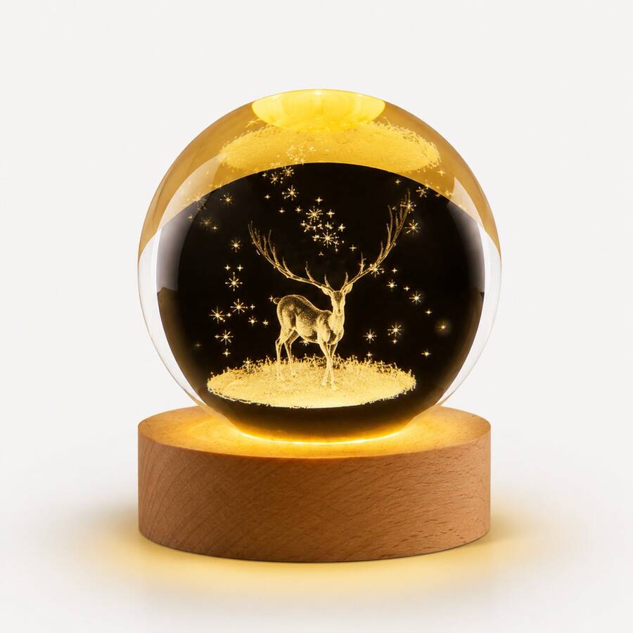 Christmas Snow Globes - 鹿 - 查看 1
