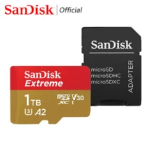 Tarjeta SD SANDISK, Tarjeta de Memoria U3 4K V30 A2 Para Drones/Cámara de Acción/Tabletas - Ver 18