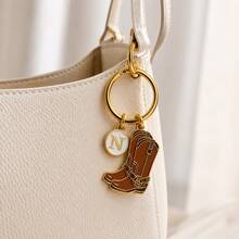 Personalized Cowgirl Keychain Gift Gifts For Mother, Father, Graduation, And Teacher - Brown - View 5