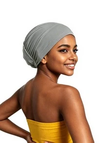 YPGVUO 7Pcs Ruched Stretch Hijab Inner Cap Set, Soft Elastic Undercap For Daily Prayer & Hair Cover, Birthday Holiday Gift For Women - Multicolor - View 8