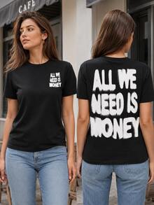 T-Shirt, Y2K Style, Retro Style, Special Edition T-Shirt, Unisex. - Black - View 2