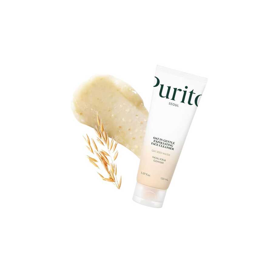 Purito Seoul - Oat In Gentle Exfoliating Face Cleanser (150ml) - Activated Charcoal - View 1