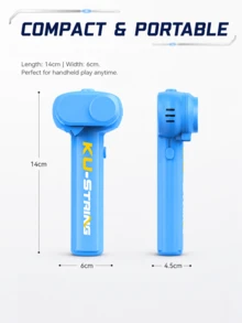 Kids Glow In The Dark Rope Launcher With Smooth Rotating Propeller, Creative Small Game, Cool Glow Shooting Toy For Indoor/Outdoor Fun, Interesting & Intellectual Rope Spinner Suitable For 3-12 Years Old Boys & Girls, Birthday & Holiday Gift - Multicolor - View 9