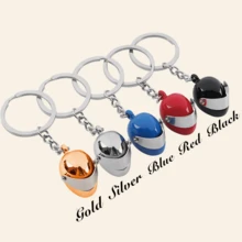 Custom Motorcycle Helmet Keychain-Personalizable With Initials; A Special Gift For Motorcycle Enthusiasts Or A Gift For A Dad Who Rides. - New Helmet Keychain - View 8