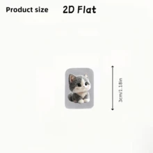 4pcs Soft Cute Gray White Milk Cat Transparent Data Cable Protector, High Transparency Anti-Fall Anti-Scratch Non-Obstructive, Hard Shell Long-Lasting Non-Yellowing Stain-Resistant, Printed Cartoon Milk Cat Protector, Compatible With Apple 18W/20W PD Fast Charging, Healing Soft Cute Digital Gift For Best Friend - 4pcs Big-eyed Grey Cat - View 9