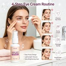 MELAO Creme Diário para os Olhos com Niacinamida 30g/1.06oz, Creme Hidratante e Nutritivo para a Área dos Olhos, Melhora a Pele Opaca dos Olhos, Suaviza Linhas Finas Secas - 30g - Visão 4