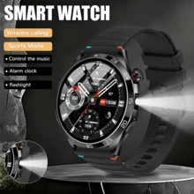 ERUN Smartwatch ini memiliki layar definisi tinggi 1,5 inci, mendukung panggilan nirkabel (menjawab dan melakukan panggilan), lampu LED bawaan, dan berbagai mode olahraga, menjadikannya hadiah ideal untuk teman dan keluarga. - View 8