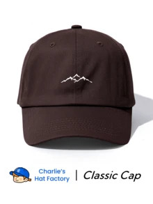 1pc Mountain Peak Print Baseball Cap, Vintage Fashion Distressed Style, Unisex, Suitable For All Seasons, Adjustable Size, Soft Crown, Fashionable Hiking Hat, Perfect For Outdoor Trips, Hiking, Daily Wear, Ideal Gift - Mountain - View 13