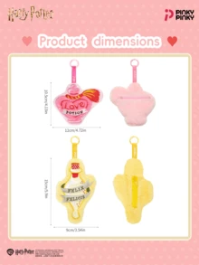 Harry Potter 1pc Bag Charm & Coin Purse, Love Potion Design, Suitable For Commuting, Halloween, Christmas And Birthday Gift For Fans And Collectors - Multicolor - View 6