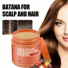 Lebanta Raw Batana Oil - 100% Pure, Organic 4oz Batana From Honduras For Thick And Strong Natural Hair - Dr. Sebi Unrefined Cold Pressed Cosmetic Scalp Mask Gifts For Women (1 Pack) - default - 查看 1