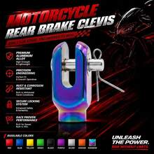 Universal Motorcycle CNC Rear Brake Pin | Aluminum Alloy Rear Hydraulic Foot Brake Head Assembly | Rust-Proof Brake Screw Accessories Suitable For CRF150R CRF250R CRF250X CRF450R CR125 CR250 - A - View 1