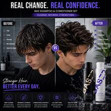 2 Piece Hair Care Set With Shampoo And Conditioner For Soft, Fresh Looking Hair,Hair Care Duo Set Shampoo & Conditioner For Daily Use, Cleansing And Moisturizing Formula - Shampoo+Conditioner - View 6