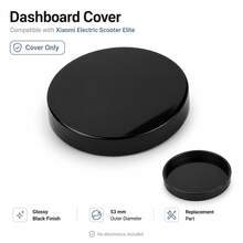 Suitable For Xiaomi Electric Scooter Elite Dashboard Cover, Dashboard Shell, Display Screen Protector, Replacement Parts. - Black - View 1