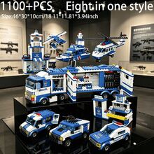320片/415片/1100+片/套 積木玩具，東風41飛彈車/特種作戰船/警察突擊隊積木玩具套裝，是積木愛好者的完美節日禮物。生日禮物/派對禮物/節慶禮物 - 彩色 - 查看 14