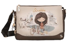 ANEKKE | Bolso Bandolera Anekke Tulip – Bandolera de Mujer con 3 Compartimentos y Asa Regulable – Cierre de Cremallera – Bolso Estampado Cómodo, Práctico y Versátil – Modelo 43703-184 - Multicolor - Ver 1