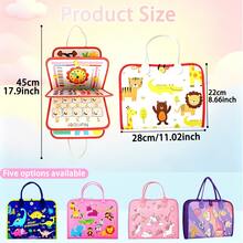 12-In-1 Busy Board - Sensory Toys, Promote Motor Skills Development - Learning Activity Book With Zipper, Buckle, Button And Lace, Suitable For Children 0+ - Ideal Birthday Gift For Boys And Girls, Random Accessory Colors Back To School - Multicolor - View 3