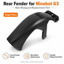 Replacement Rear Fender, Rear Wheel Mudguard For Ninebot G3 Electric Scooter - Black - View 1