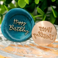 BAOFALI 1個 心形/玫瑰/月亮/貓/Thank You/Happy Birthday 圖案蠟封印章頭（不含手柄）－浪漫情人節蠟封－婚禮邀請函蠟封－禮品包裝蠟封，情人節禮物 - 均碼 - 查看 20