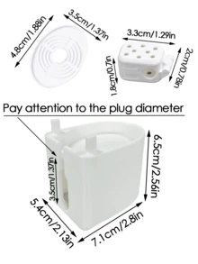 1/2 Set Soporte de Carga y Almacenamiento de Cepillo de Dientes Eléctrico Montado en la Pared, con Diseño de Gestión de Cables Ocultos y Soporte para Cabezal de Cepillo, Soporte de Almacenamiento de Cepillo de Dientes para Baño, Base de Cepillo de Dientes Eléctrico Minimalista, Base de Enchufe, Soporte de Almacenamiento de Enchufe de Alimentación - Multicolor - Ver 4