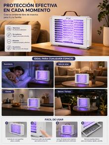 Electric Mosquito Killer Lamp Fly Repellent LED Light USB Rechargeable - A - View 4
