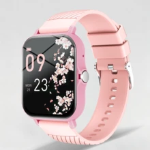 Reloj inteligente unisex con llamadas inalámbricas y alertas de mensajes, podómetro, seguimiento de calorías y distancia, modos deportivos múltiples, control de música, cámara remota, alarma, Body de PC y correa de silicona, batería de 180mAh, carga USB, reloj inteligente multifuncional para teléfonos inteligentes, regalo para vacaciones - Multicolor - Ver 24