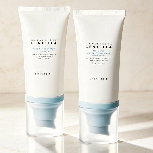 SKIN1004 Hyalu-Cica Water-Fit Sun Serum SPF30 50ml Smooth Makeup Primer Sunscreen No Pilling No White Cast