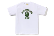 Unisex Green Ape Head Graphic Casual Streetwear T-Shirt - 白色 - 查看 12