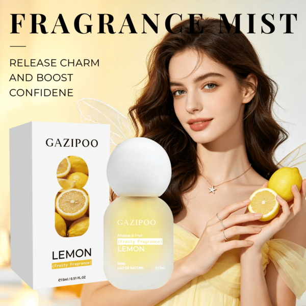 GAZIPOO 15ML/0.51FL.OZ Perfume en spray gourmet floral y frutal para mujeres, fragancia de larga duración, melocotón, higo, limón, manzana de cera, guayaba, múltiples aromas disponibles, tamaño mini portátil para viaje, perfecto para trabajo, estudio, citas & cena, excelente regalo festivo para damas