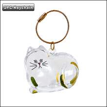 Cute Cat Whisker Saver Fridge Magnet, Transparent Acrylic Pet Hair Storage Capsule Magnetic Pet Memorial Storage Box, Cat Shaped Fridge Decoration, Handmade Pet Memorial Collection Container, Unique Memorial Gift For Cat Moms And Dads - Multiple Styles - View 31