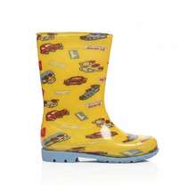 bota de lluvia para niño, 1519 Amarillo/card, duraderas, aptas para dias lluviosos, diseño de suela antideslizante para mayor traccion, material suave, ideal para actividades al aire libre. - Amarillo - Ver 2